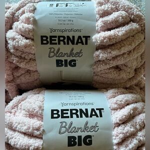 SOLD!!!       3 Big Blanket Barnat Crochet Bundles-96 yards total!